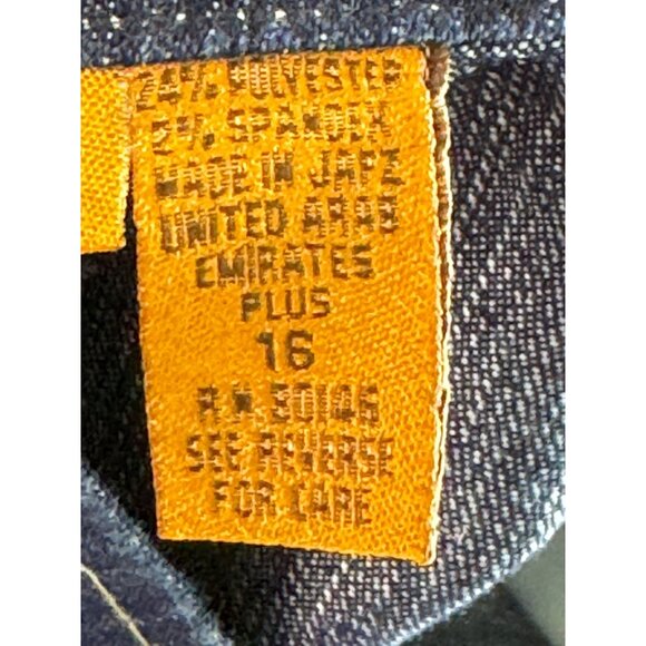 Gold Flava Womens Plus Size 16 Stretch Cotton Denim jean shorts - Picture 4 of 12